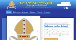 Desktop Screenshot of bishopking.org.uk